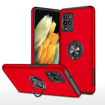 PC + TPU Shockproof Magnetic Protective Case with Invisible Ring Holder, For Samsung Galaxy A12 5G, For Samsung Galaxy A32 5G, For Samsung Galaxy A42 5G, For Samsung Galaxy S20 FE, For Samsung Galaxy S21 5G, For Samsung Galaxy S21+ 5G������������������...