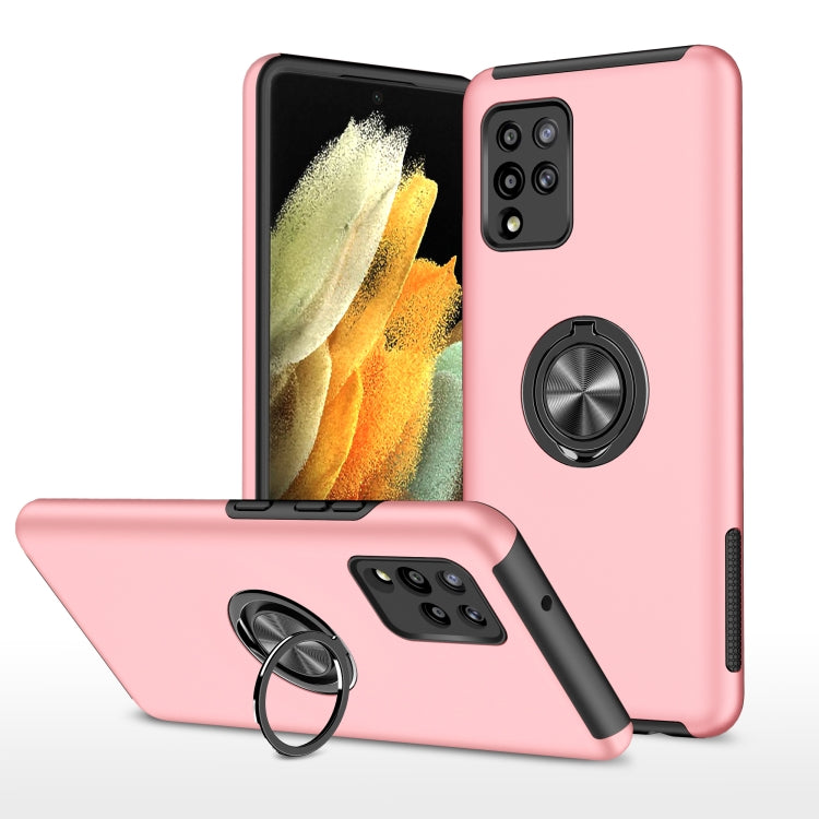 PC + TPU Shockproof Magnetic Protective Case with Invisible Ring Holder, For Samsung Galaxy A12 5G, For Samsung Galaxy A32 5G, For Samsung Galaxy A42 5G, For Samsung Galaxy S20 FE, For Samsung Galaxy S21 5G, For Samsung Galaxy S21+ 5G������������������...