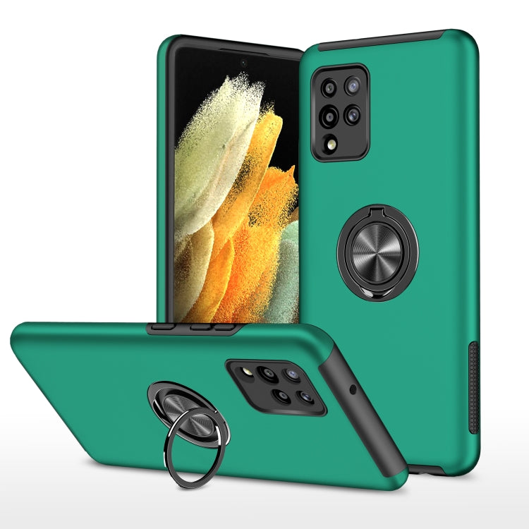PC + TPU Shockproof Magnetic Protective Case with Invisible Ring Holder, For Samsung Galaxy A12 5G, For Samsung Galaxy A32 5G, For Samsung Galaxy A42 5G, For Samsung Galaxy S20 FE, For Samsung Galaxy S21 5G, For Samsung Galaxy S21+ 5G������������������...