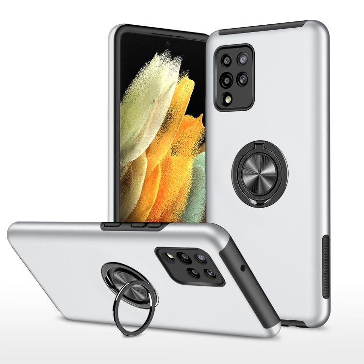 PC + TPU Shockproof Magnetic Protective Case with Invisible Ring Holder, For Samsung Galaxy A12 5G, For Samsung Galaxy A32 5G, For Samsung Galaxy A42 5G, For Samsung Galaxy S20 FE, For Samsung Galaxy S21 5G, For Samsung Galaxy S21+ 5G������������������...