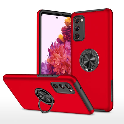 PC + TPU Shockproof Magnetic Protective Case with Invisible Ring Holder, For Samsung Galaxy A12 5G, For Samsung Galaxy A32 5G, For Samsung Galaxy A42 5G, For Samsung Galaxy S20 FE, For Samsung Galaxy S21 5G, For Samsung Galaxy S21+ 5G������������������...