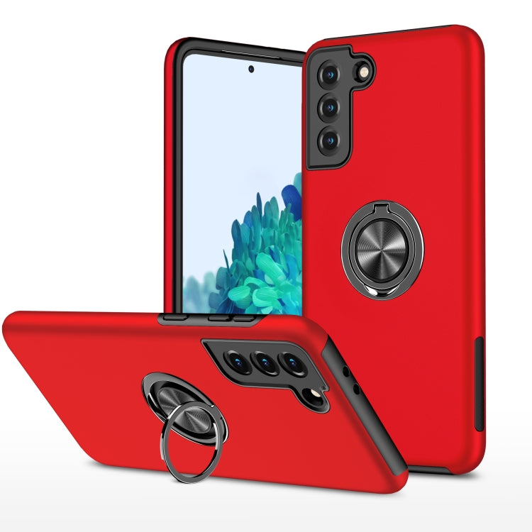 PC + TPU Shockproof Magnetic Protective Case with Invisible Ring Holder, For Samsung Galaxy A12 5G, For Samsung Galaxy A32 5G, For Samsung Galaxy A42 5G, For Samsung Galaxy S20 FE, For Samsung Galaxy S21 5G, For Samsung Galaxy S21+ 5G������������������...