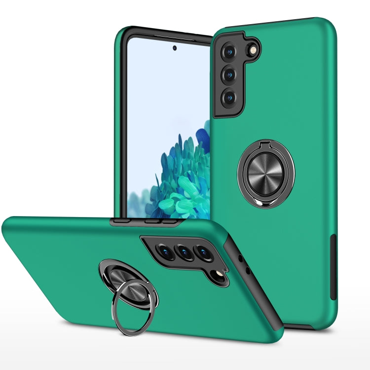PC + TPU Shockproof Magnetic Protective Case with Invisible Ring Holder, For Samsung Galaxy A12 5G, For Samsung Galaxy A32 5G, For Samsung Galaxy A42 5G, For Samsung Galaxy S20 FE, For Samsung Galaxy S21 5G, For Samsung Galaxy S21+ 5G������������������...