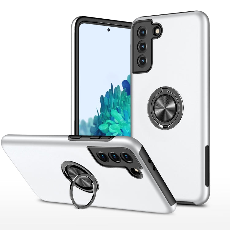 PC + TPU Shockproof Magnetic Protective Case with Invisible Ring Holder, For Samsung Galaxy A12 5G, For Samsung Galaxy A32 5G, For Samsung Galaxy A42 5G, For Samsung Galaxy S20 FE, For Samsung Galaxy S21 5G, For Samsung Galaxy S21+ 5G������������������...