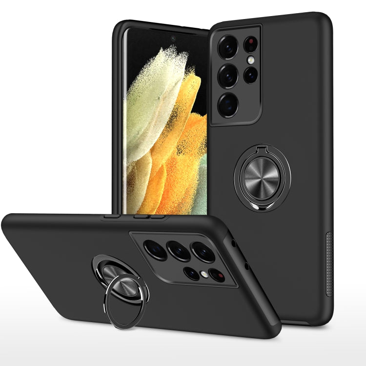 PC + TPU Shockproof Magnetic Protective Case with Invisible Ring Holder, For Samsung Galaxy A12 5G, For Samsung Galaxy A32 5G, For Samsung Galaxy A42 5G, For Samsung Galaxy S20 FE, For Samsung Galaxy S21 5G, For Samsung Galaxy S21+ 5G������������������...