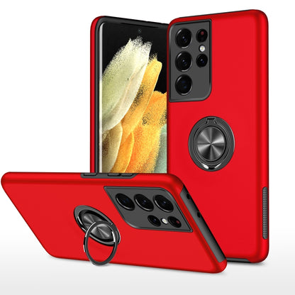 PC + TPU Shockproof Magnetic Protective Case with Invisible Ring Holder, For Samsung Galaxy A12 5G, For Samsung Galaxy A32 5G, For Samsung Galaxy A42 5G, For Samsung Galaxy S20 FE, For Samsung Galaxy S21 5G, For Samsung Galaxy S21+ 5G������������������...