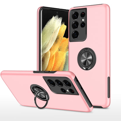 PC + TPU Shockproof Magnetic Protective Case with Invisible Ring Holder, For Samsung Galaxy A12 5G, For Samsung Galaxy A32 5G, For Samsung Galaxy A42 5G, For Samsung Galaxy S20 FE, For Samsung Galaxy S21 5G, For Samsung Galaxy S21+ 5G������������������...