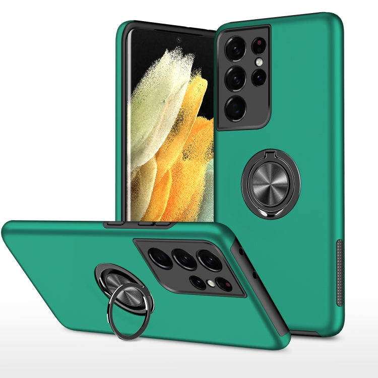 PC + TPU Shockproof Magnetic Protective Case with Invisible Ring Holder, For Samsung Galaxy A12 5G, For Samsung Galaxy A32 5G, For Samsung Galaxy A42 5G, For Samsung Galaxy S20 FE, For Samsung Galaxy S21 5G, For Samsung Galaxy S21+ 5G������������������...