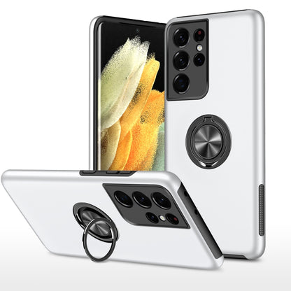 PC + TPU Shockproof Magnetic Protective Case with Invisible Ring Holder, For Samsung Galaxy A12 5G, For Samsung Galaxy A32 5G, For Samsung Galaxy A42 5G, For Samsung Galaxy S20 FE, For Samsung Galaxy S21 5G, For Samsung Galaxy S21+ 5G������������������...