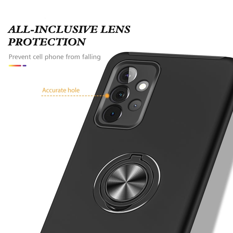 PC + TPU Shockproof Magnetic Protective Case with Invisible Ring Holder