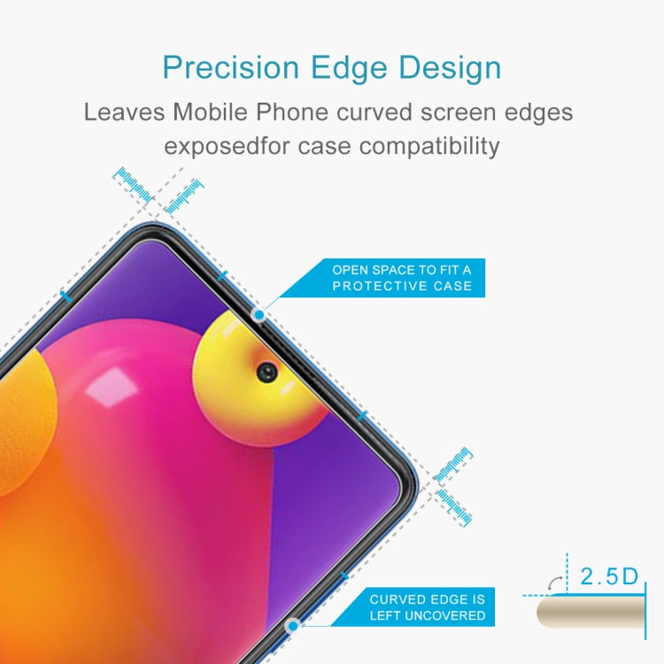 50 PCS 0.26mm 9H 2.5D Tempered Glass Film, For Samsung Galaxy M62 (50 PCS), For Samsung Galaxy F62 (50 PCS)