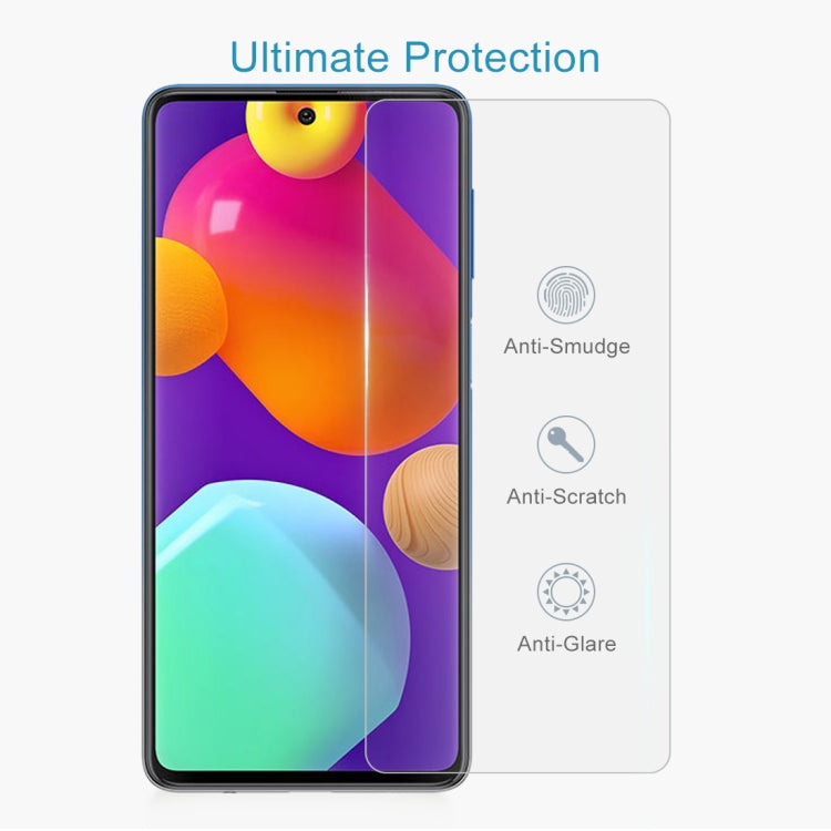 50 PCS 0.26mm 9H 2.5D Tempered Glass Film, For Samsung Galaxy M62 (50 PCS), For Samsung Galaxy F62 (50 PCS)