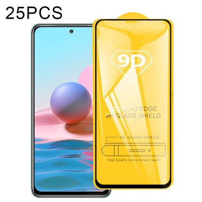 25 PCS 9D Full Glue Full Screen Tempered Glass Film
