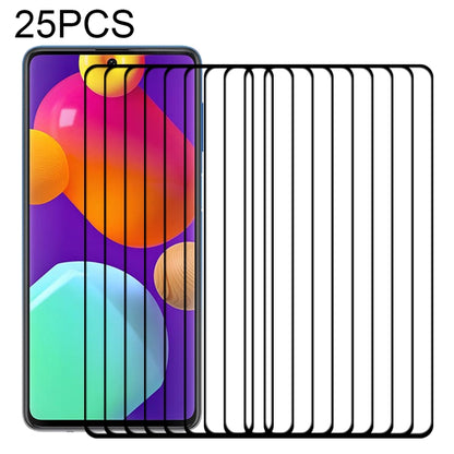 25 PCS Full Glue Full Screen Tempered Glass Film