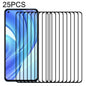 25 PCS Full Glue Full Screen Tempered Glass Film