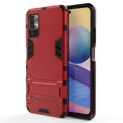 Shockproof PC + TPU Protective Case with Hidden Holder, For Xiaomi Redmi Note 10 5G, For Samsung Galaxy F62 / M62
