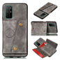 Double Buckle PU + TPU Shockproof Magnetic Protective Case with Card Slots & Holder, For Samsung Galaxy A32 5G