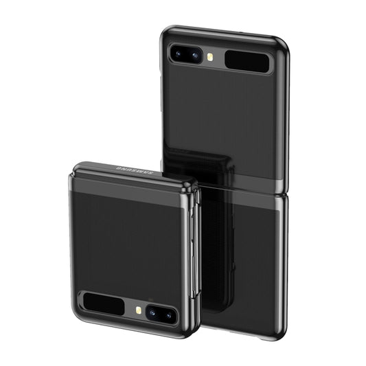 Ultra-thin Electroplated Transparent Folding Case, For Samsung Galaxy Z Flip 5G / 4G, For Samsung Galaxy Z Fold2 5G