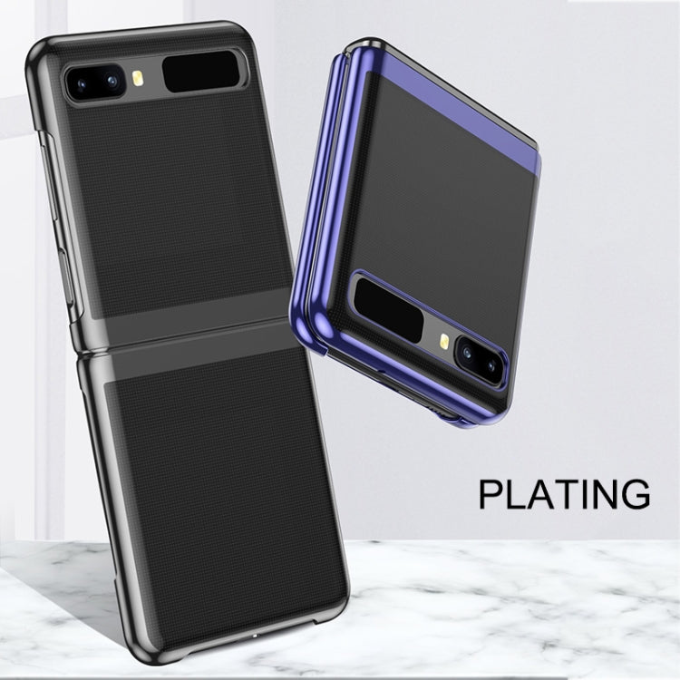 Ultra-thin Electroplated Transparent Folding Case, For Samsung Galaxy Z Flip 5G / 4G, For Samsung Galaxy Z Fold2 5G