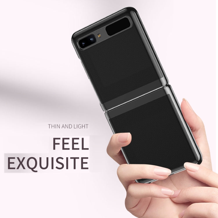 Ultra-thin Electroplated Transparent Folding Case, For Samsung Galaxy Z Flip 5G / 4G, For Samsung Galaxy Z Fold2 5G