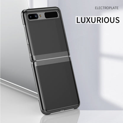 Ultra-thin Electroplated Transparent Folding Case, For Samsung Galaxy Z Flip 5G / 4G, For Samsung Galaxy Z Fold2 5G