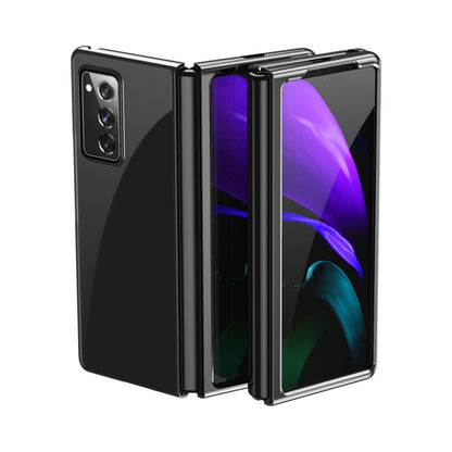 Ultra-thin Electroplated Transparent Folding Case, For Samsung Galaxy Z Flip 5G / 4G, For Samsung Galaxy Z Fold2 5G