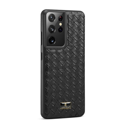 Fierre Shann Leather Texture Phone Back Cover Case, For Samsung Galaxy Note20 Ultra, For Samsung Galaxy S21 5G, For Samsung Galaxy S21+ 5G, For Samsung Galaxy S21 Ultra 5G, For Xiaomi Mi 11 Pro, For OPPO Find X3