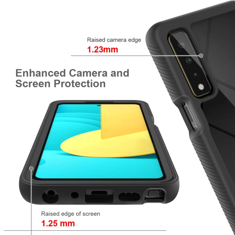 Starry Sky Solid Color Series Shockproof PC + TPU Protective Case
