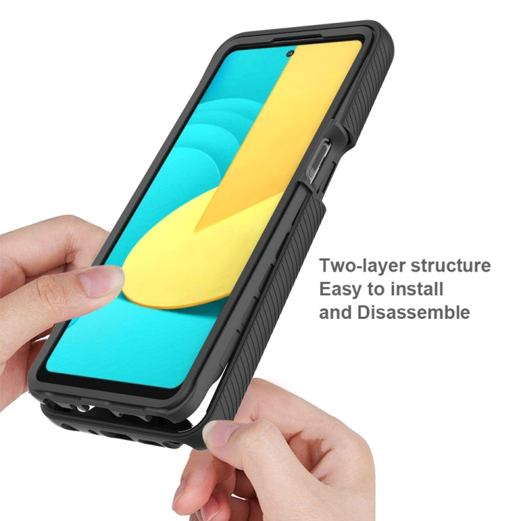 Starry Sky Solid Color Series Shockproof PC + TPU Protective Case