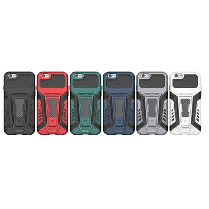 War Chariot Series Armor All-inclusive Shockproof PC + TPU Protective Case with Invisible Holder, For iPhone 6, For iPhone 6 Plus, For iPhone SE 2022 / SE 2020 / 8 / 7, For iPhone 8 Plus / 7 Plus, For iPhone 11, For iPhone 11 Pro, For iPhone 11 Pro Max...