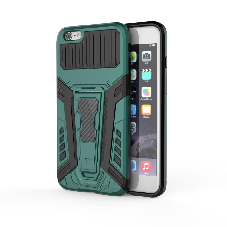 War Chariot Series Armor All-inclusive Shockproof PC + TPU Protective Case with Invisible Holder, For iPhone 6, For iPhone 6 Plus, For iPhone SE 2022 / SE 2020 / 8 / 7, For iPhone 8 Plus / 7 Plus, For iPhone 11, For iPhone 11 Pro, For iPhone 11 Pro Max...