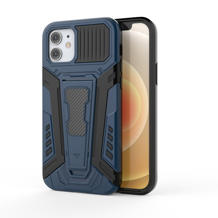 War Chariot Series Armor All-inclusive Shockproof PC + TPU Protective Case with Invisible Holder, For iPhone 12 Pro Max, For iPhone 12 mini