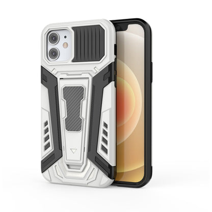 War Chariot Series Armor All-inclusive Shockproof PC + TPU Protective Case with Invisible Holder, For iPhone 12 Pro Max, For iPhone 12 mini