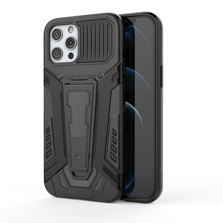 War Chariot Series Armor All-inclusive Shockproof PC + TPU Protective Case with Invisible Holder, For iPhone 12 Pro Max, For iPhone 12 mini