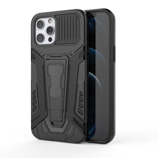 War Chariot Series Armor All-inclusive Shockproof PC + TPU Protective Case with Invisible Holder, For iPhone 12 Pro Max, For iPhone 12 mini