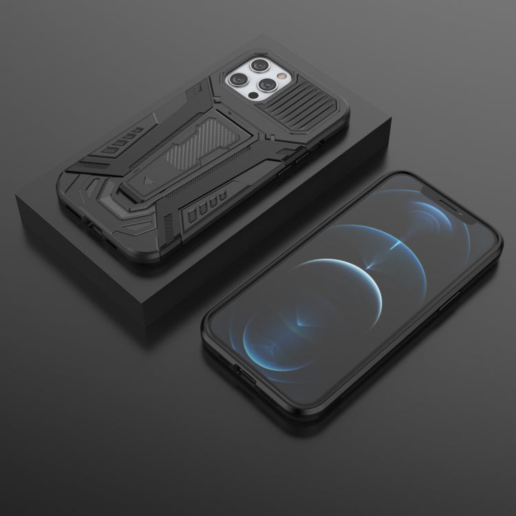 War Chariot Series Armor All-inclusive Shockproof PC + TPU Protective Case with Invisible Holder, For iPhone 12 Pro Max, For iPhone 12 mini