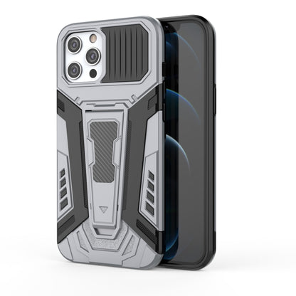 War Chariot Series Armor All-inclusive Shockproof PC + TPU Protective Case with Invisible Holder, For iPhone 12 Pro Max, For iPhone 12 mini