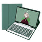 YT11B Detachable Candy Color Skin Feel Texture Round Keycap Bluetooth Keyboard Leather Case For iPad Air 4 2020 / Air 5 2022 / Pro 11 inch 2022 / 2021 / 2020 / 2018(White Ice), For iPad Air 11 2024 / 2025 / Air 4 10.9 2020 / Air 5 10.9 2022������������...