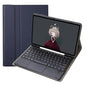 YA098B-A Detachable Lambskin Texture Round Keycap Bluetooth Keyboard Leather Case with Touch Control & Pen Slot & Stand, For iPad Air 5 / 4 10.9 inch 2020 / Pro 11 inch 2020 / 2018, For iPad 10.2 (2020) & (2019) / Air 3 10.5 inch / Pro 10.5 inch�������...