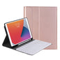 YA098B Detachable Lambskin Texture Round Keycap Bluetooth Keyboard Leather Case with Pen Slot & Stand, For iPad Air 5 / 4 10.9 inch 2020 / Pro 11 inch 2020 / 2018, For iPad 10.2 (2020) & (2019) / Air 3 10.5 inch / Pro 10.5 inch�������������������������...