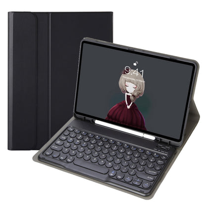 YA098B Detachable Lambskin Texture Round Keycap Bluetooth Keyboard Leather Case with Pen Slot & Stand, For iPad Air 5 / 4 10.9 inch 2020 / Pro 11 inch 2020 / 2018, For iPad 10.2 (2020) & (2019) / Air 3 10.5 inch / Pro 10.5 inch�������������������������...