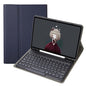 YA098B Detachable Lambskin Texture Round Keycap Bluetooth Keyboard Leather Case with Pen Slot & Stand, For iPad Air 5 / 4 10.9 inch 2020 / Pro 11 inch 2020 / 2018, For iPad 10.2 (2020) & (2019) / Air 3 10.5 inch / Pro 10.5 inch�������������������������...