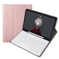 YA098B Detachable Lambskin Texture Round Keycap Bluetooth Keyboard Leather Case with Pen Slot & Stand, For iPad Air 5 / 4 10.9 inch 2020 / Pro 11 inch 2020 / 2018, For iPad 10.2 (2020) & (2019) / Air 3 10.5 inch / Pro 10.5 inch�������������������������...