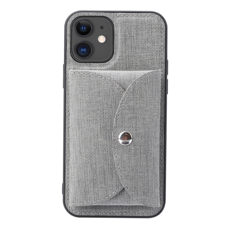 ViLi T Series TPU + PU Woven Fabric Magnetic Protective Case with Wallet, For iPhone 12 Pro
