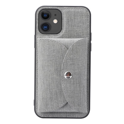 ViLi T Series TPU + PU Woven Fabric Magnetic Protective Case with Wallet, For iPhone 12 Pro