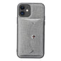 ViLi T Series TPU + PU Woven Fabric Magnetic Protective Case with Wallet, For iPhone 12 Pro
