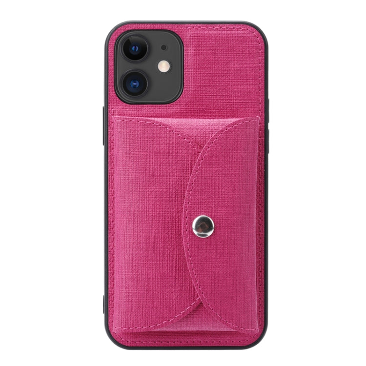 ViLi T Series TPU + PU Woven Fabric Magnetic Protective Case with Wallet, For iPhone 12 Pro