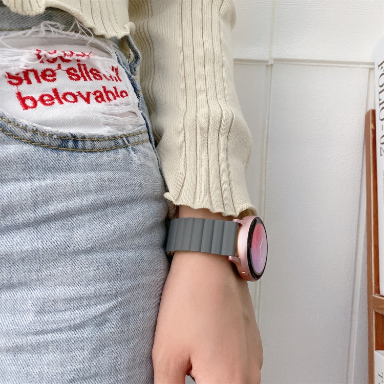 Universal Silicone Magnetic Replacement Strap Watchband