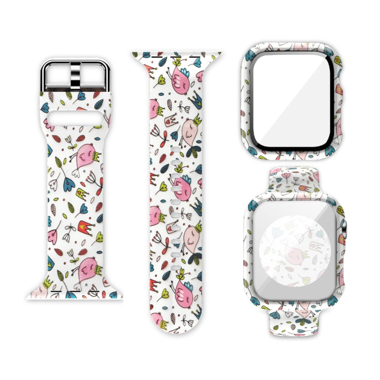Silicone Printing Integrated Replacement Watch Case Watchband