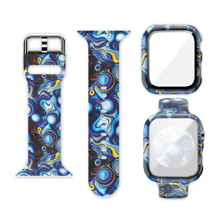 Silicone Printing Integrated Replacement Watch Case Watchband